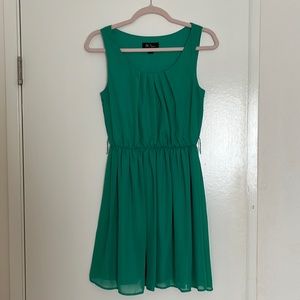 Green BCX Dress size S dress, lightly worn, loose A-line fit